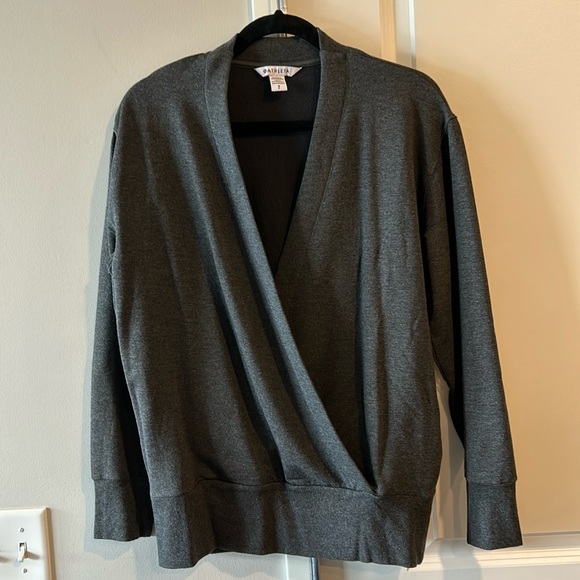 Athleta Purana V-Neck Wrap Sweatshirt NWT - Picture 1 of 8